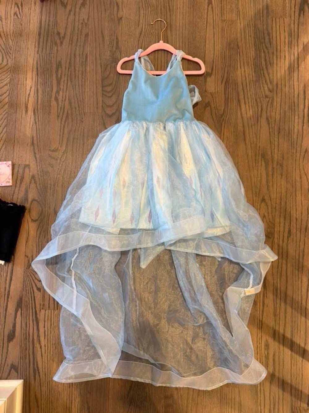 Pleiades Elsa frozen Light Blue High-Low Tulle Dress for Girls